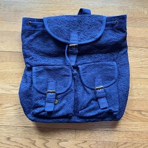 Navy delias backpack